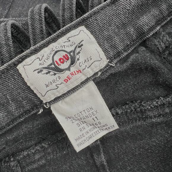 Y2k Vintage Cut Out Punk High-Rise Jeans - Picture 5 of 6